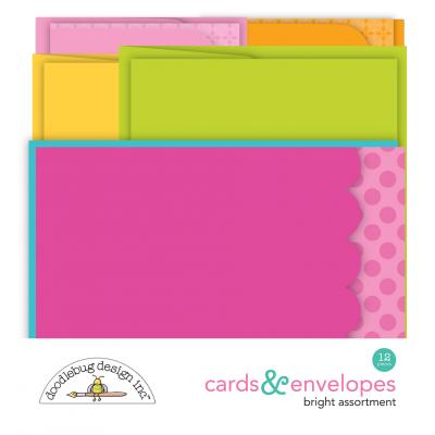Doodlebug Cute & Crafty - Cards & Envelopes